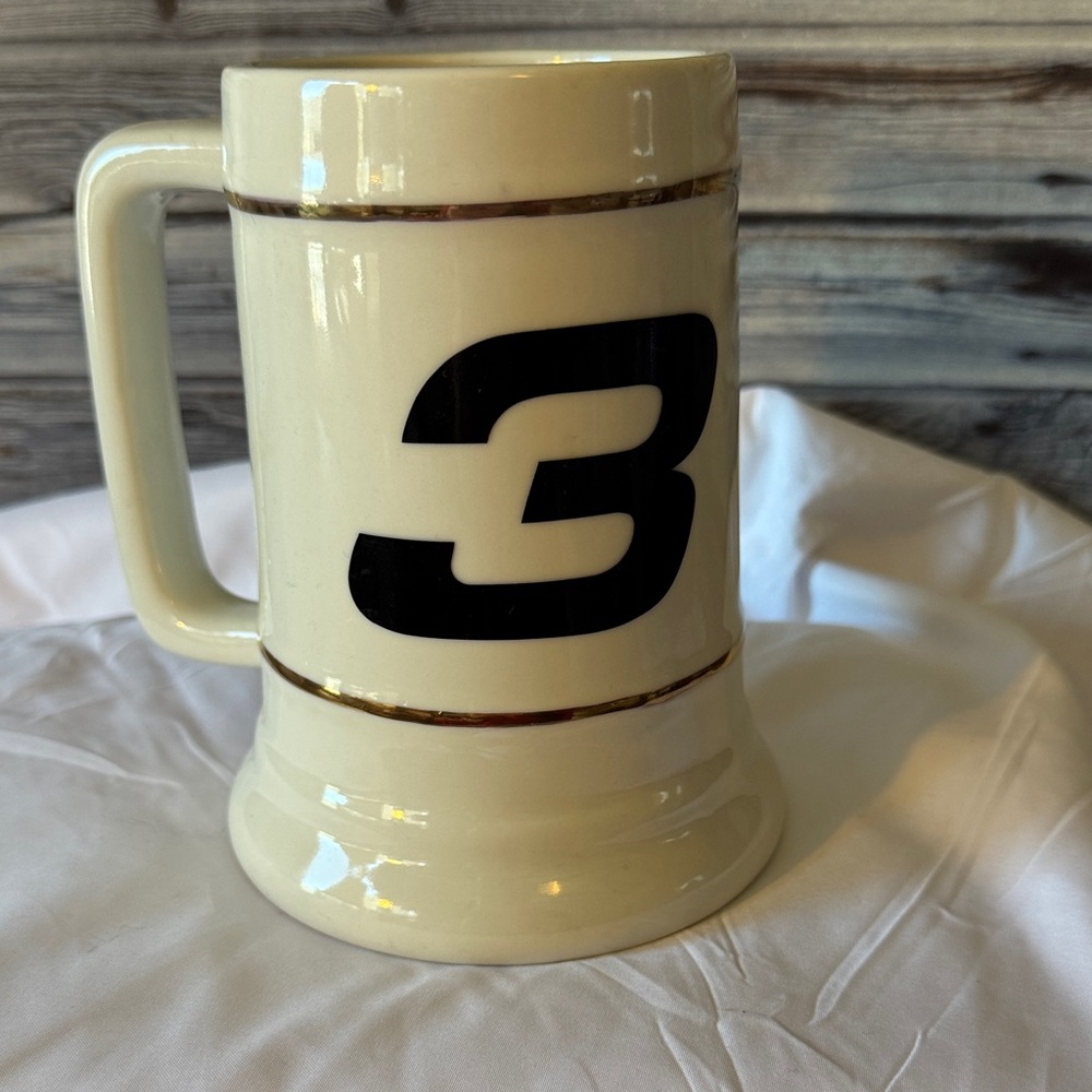 Dale Earnhardt Sr. Ceramic stein.